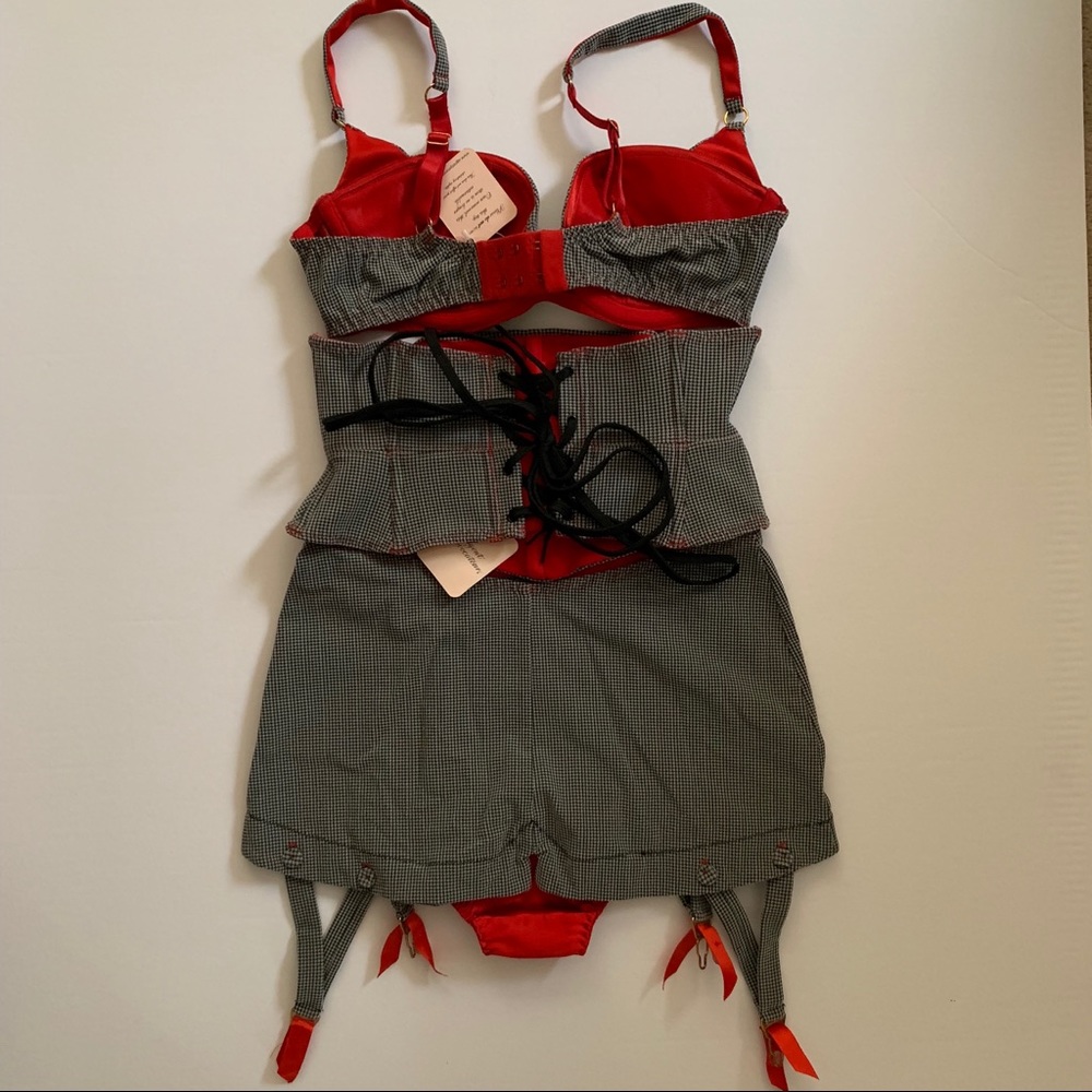 ❌SOLD❌Agent Provocateur Thora set houndstooth - Picture 5 of 8